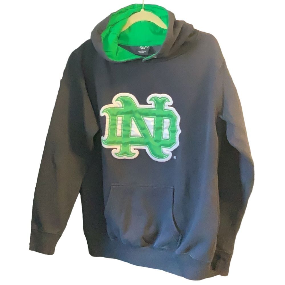 Blue 84, NOTRE DAME Navy Hoodie size Large